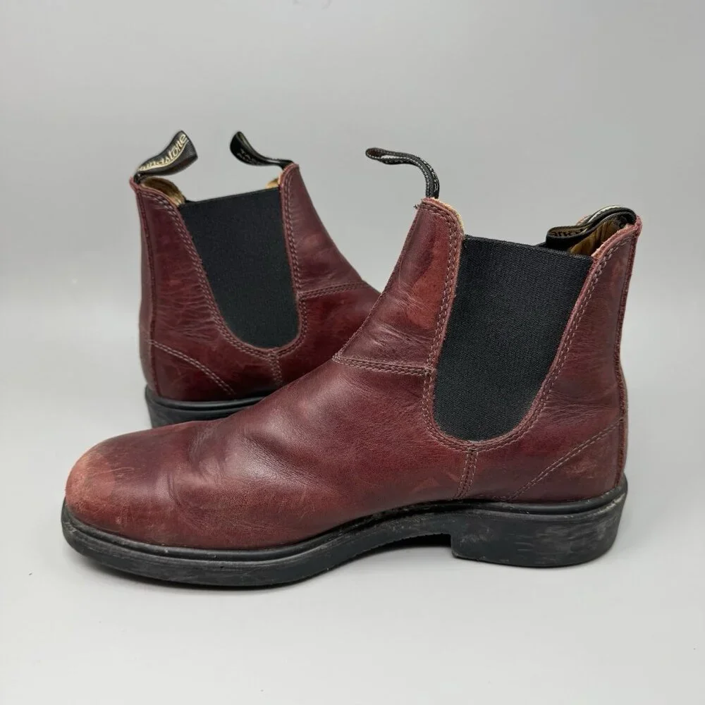 Blundstone #1440 Chelsea Boots Ankle Redwood Men’s 8.5 US Elastic V Cut